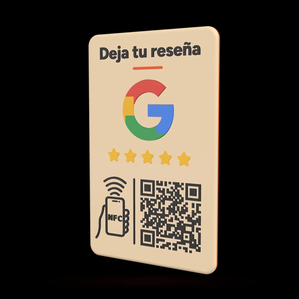 Tarjeta de reseñas para Google