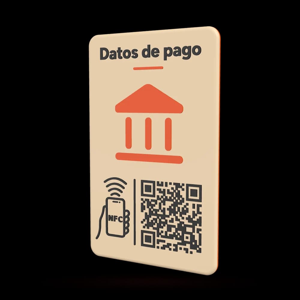 Tarjeta Datos de pago